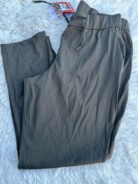 Gradual women Olive Drawstring Performance Pants size XL